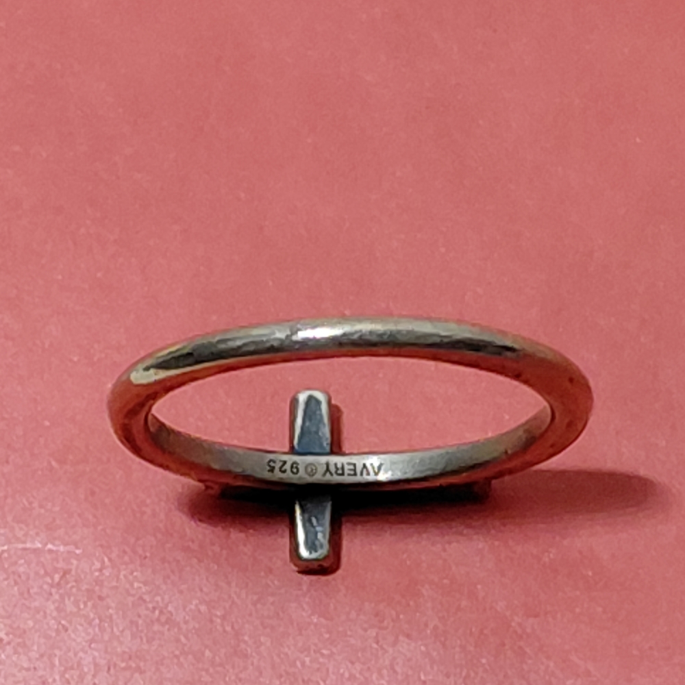 James Avery Silver Cross Ring - image 3